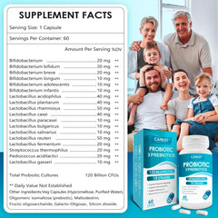 CANLIST Probiotics capsules close-up showing easy-to-take format for daily support