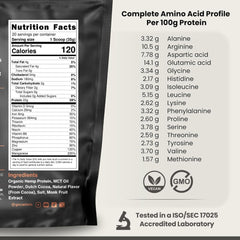 Cantein plant-based protein shake being blended for a quick breakfast