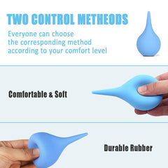 Canumer jeringa bulbo oreja 90 ml, capacidad mayor para uso prolongado.