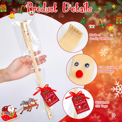 Capoda red pompoms add playful decoration to gifts