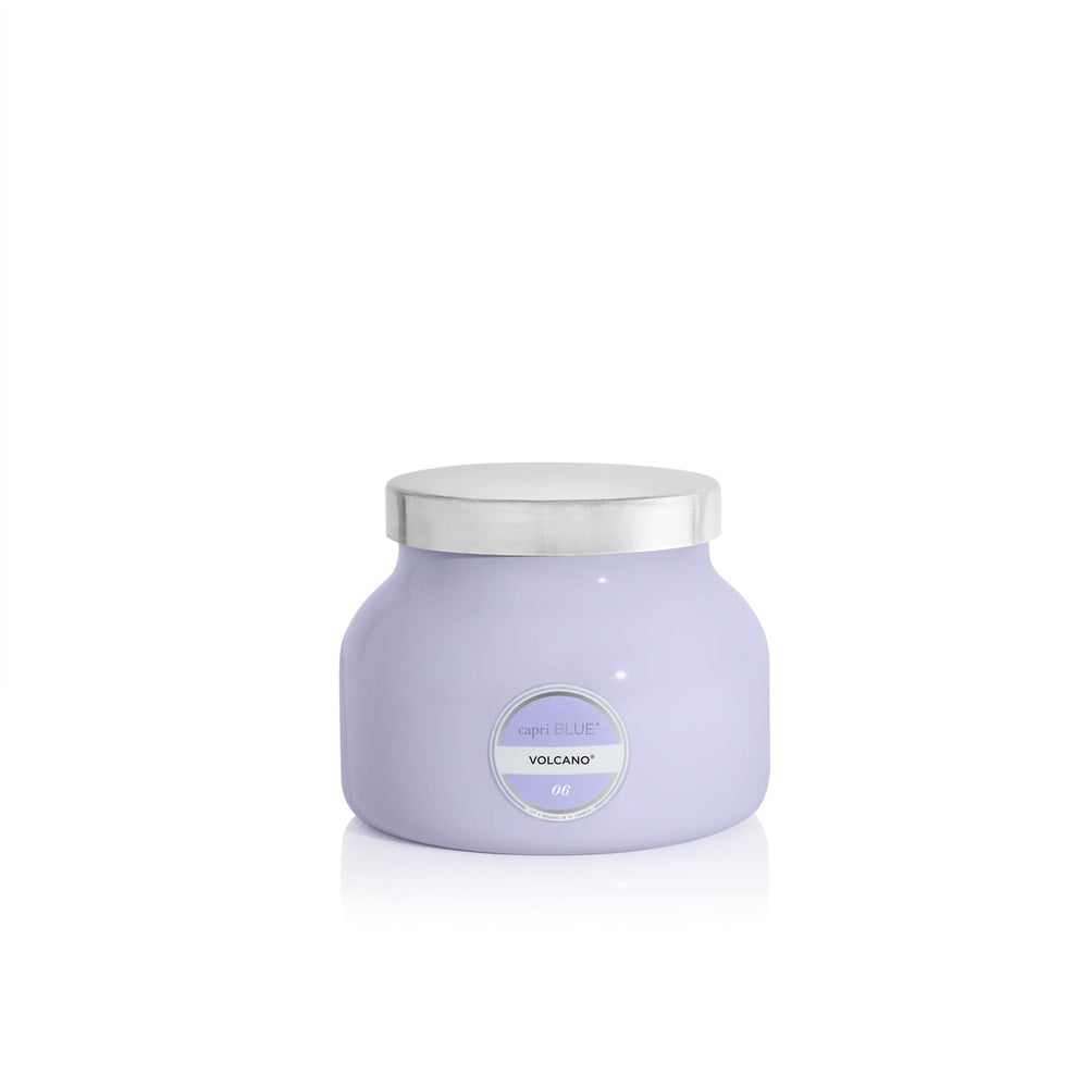 Capri Blue Volcano Lavender Petite Jar Candle; chic ambiance with lasting fragrance.