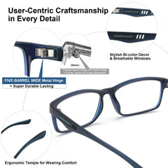 CARA Optical nose pad area highlighted for lightweight comfort