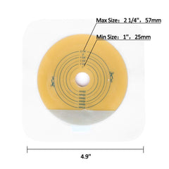 CARBOU skin barrier cut-to-fit with measurement guides for a precise fit.