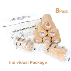 CARBOU beige bandage wrap on ankle for versatile mobility