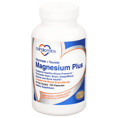 CardioTabs Magnesium Plus bottle cap easy dosing and gut-friendly absorption