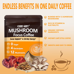 Care Gift scoop pours powder into a cup for a quick 2 g serving.