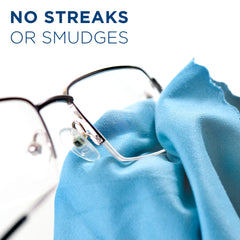 Care Touch microfiber-cloths close-up: extra-fine fibers for gentle cleaning.