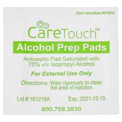 Care Touch four-layer wrap pads, airtight seal prevents drying between uses.