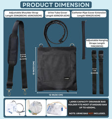 Adjustable padded strap lets you carry or wear the holder comfortably