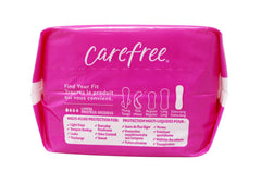 Closeup of Carefree liner showing slim, confident protection