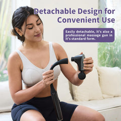 CAREKING 20-inch extendable handle allows hands-free back relief and waist reach