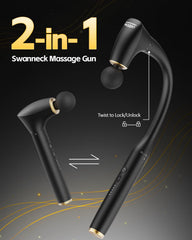 CAREGKING ball-head soothes larger muscle groups such as thighs and calves.