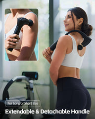 CAREGKING bullet-head provides focused pressure for deep-tissue work.