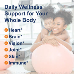 Carlson Elite EPA Gems wild-caught omega-3 source for heart-friendly support.