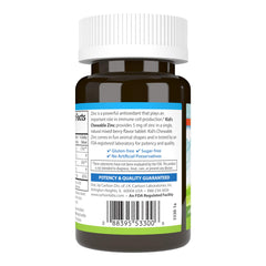 Carlson Kids zinc animal-shaped chews emphasize fun shape for easy daily use