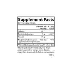 Carlson Magnesium Glycinate tablets close-up highlighting glycine chelate