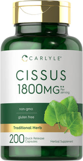 Carlyle Cissus Quadrangularis bottle front for daily wellness routine