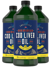 Carlyle cod liver oil liquid lemon bottle front, premium flavor for easy daily use.