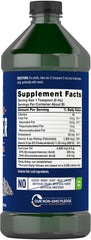 Carlyle cod liver oil liquid being poured for convenient daily use.
