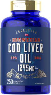 Carlyle Cod Liver Oil Softgels bottle for convenient daily omega-3 supplementation