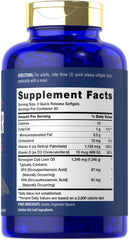 Carlyle Cod Liver Oil Softgels label closeup showing non-GMO and gluten-free notes