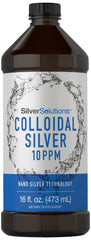 Carlyle Colloidal Silver Liquid bottle, convenient daily supplement in a gluten-free format.