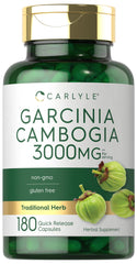 Carlyle Garcinia Cambogia en botella de cápsulas para rutina diaria
