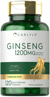 Carlyle extracto de ginseng: cápsulas 1200 mg para uso diario