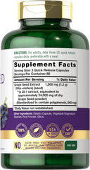 Carlyle Grape Seed Extract capsules—premium ingredients for daily support.