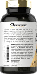 Carlyle label close-up highlighting gluten-free and non-GMO formula.