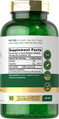 Carlyle Lecithin softgels serving pour for easy daily intake.
