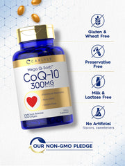 Carlyle Mega Q-Sorb CoQ10 with black pepper extract ingredient label
