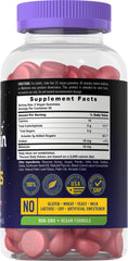 Carlyle Melatonin Gummies Berry bottle closeup highlights berry flavor and label