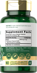 Carlyle Mullein Leaf Extract 1500mg capsules with quick-release design.