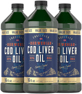 Carlyle Norwegian Cod Liver Oil bottles pack ready for daily omega support.