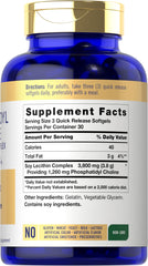 Carlyle Phosphatidyl Choline softgels – easy-to-swallow capsules for convenient daily support