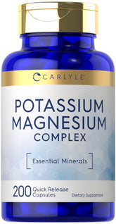 Carlyle Potassium Magnesium bottle front for daily mineral support
