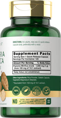Close-up of Carlyle Pueraria Mirifica capsules showing quick-release formula.
