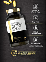 Carlyle capsules poured from bottle for convenient daily supplementation.