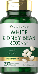 Carlyle White Kidney Bean bottle with capsules for daily wellness.