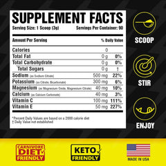Carnivore Electrolytes in sport bag ready for travel workouts.