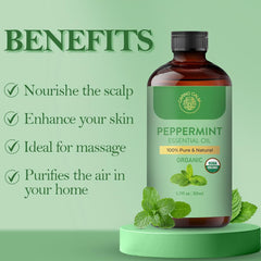 Carno Calm peppermint oil used in soaps, candles, and DIY blends.