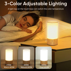 Caromolly lamp with wood base and round flaxen shade for desks