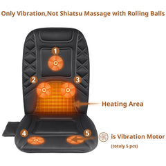 CARSHION heated seat cover in soft plush fabric for cozy warmth.