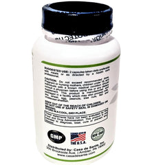 Casa de Sante probiotic strains bottle emphasizing Bacillus and Lactobacillus diversity