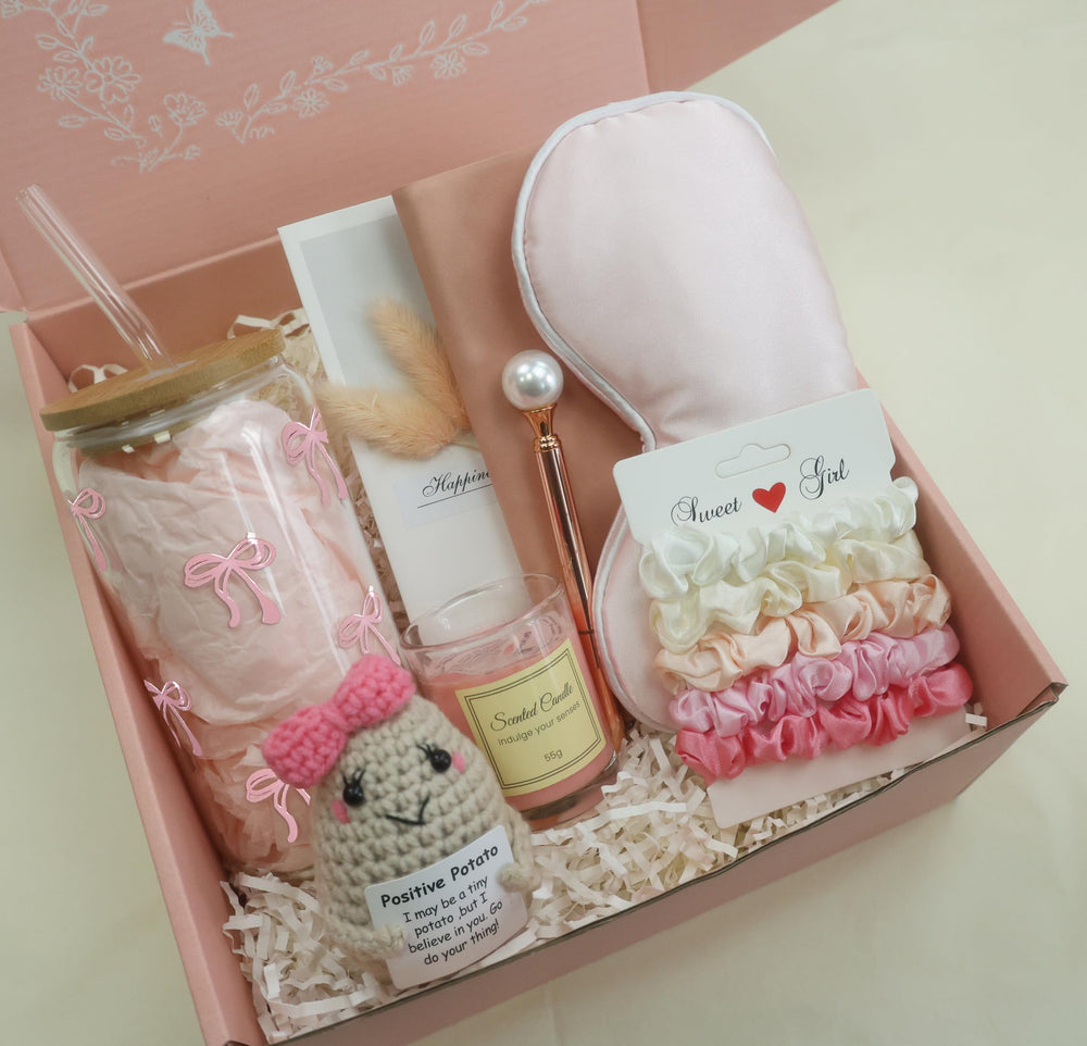 Castateo pink gift box ready to gift, ideal for birthdays and celebrations