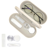 Cauyuan eyeglass case double-sided travel front view protects glasses on the go.