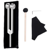 CBCJIEHUXL 128Hz tuning fork with ergonomic handle for precise, soothing sound therapy.