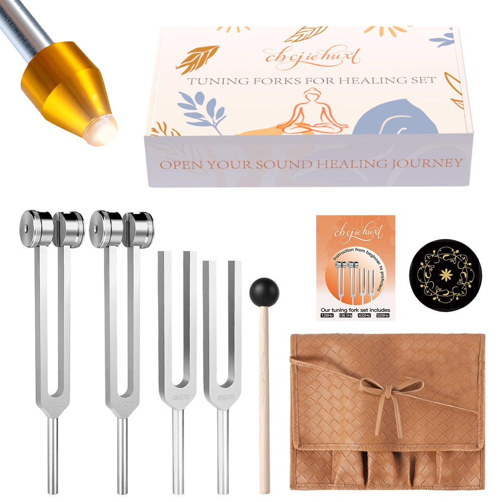 CBCJIEHUXL tuning fork 528Hz with clear tone for relaxation and meditation