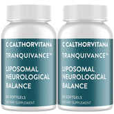 C Calthorvitana Migraine Relief softgel bottle for convenient daily use.